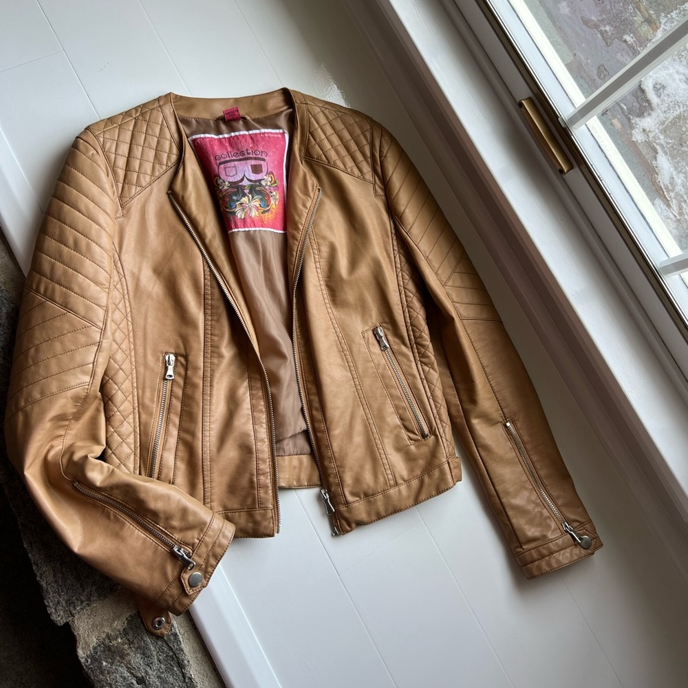 Collection by Bernardo Faux leather jacket